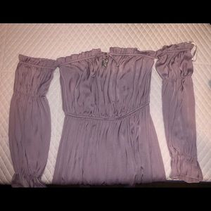 Forever 21 Lavender Off the shoulder dress